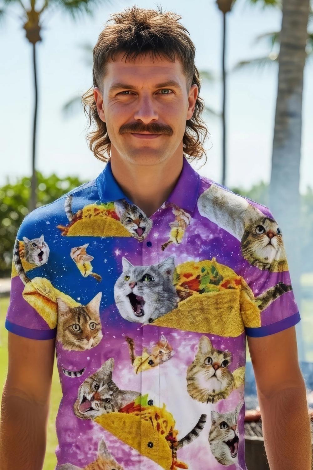 Chemise de nuit Chat brille | Françoise Saget Chemise de nuit Chat brille | Françoise Saget