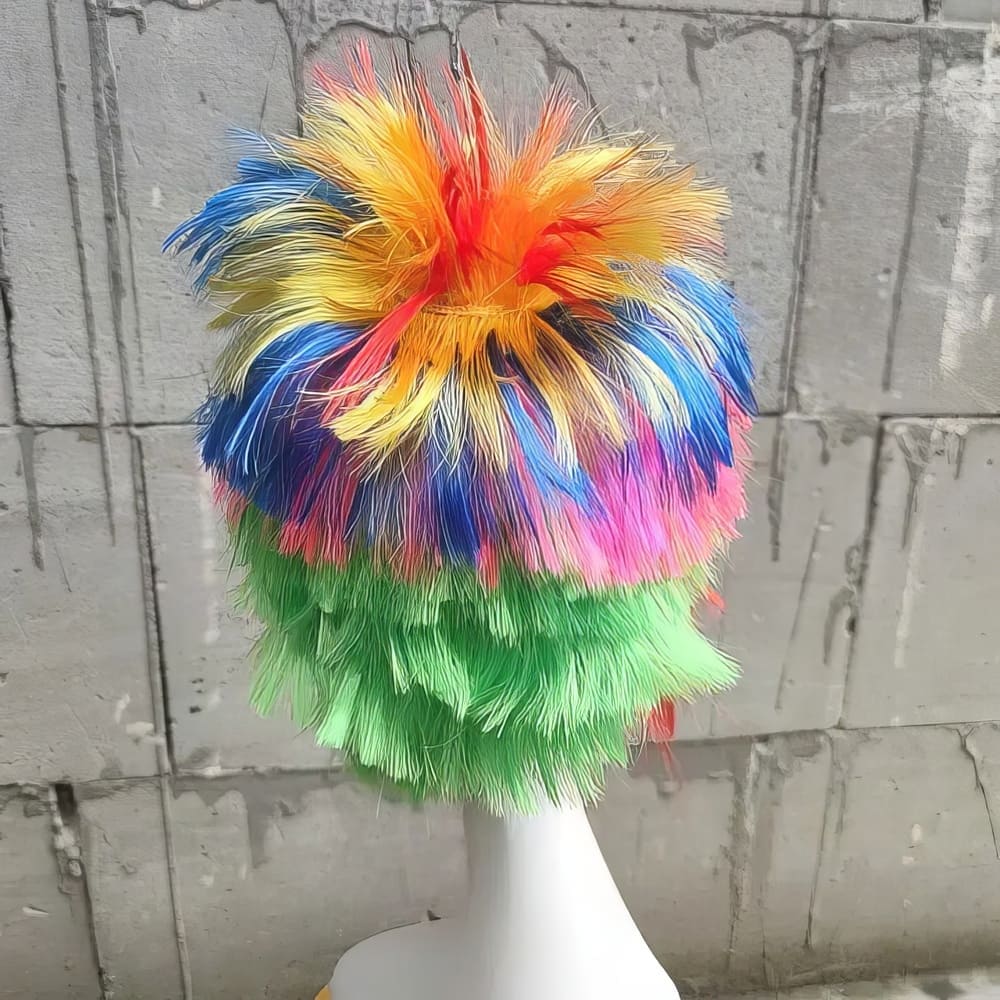 Perruque Multicolore