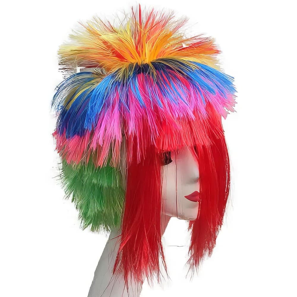 Perruque Multicolore