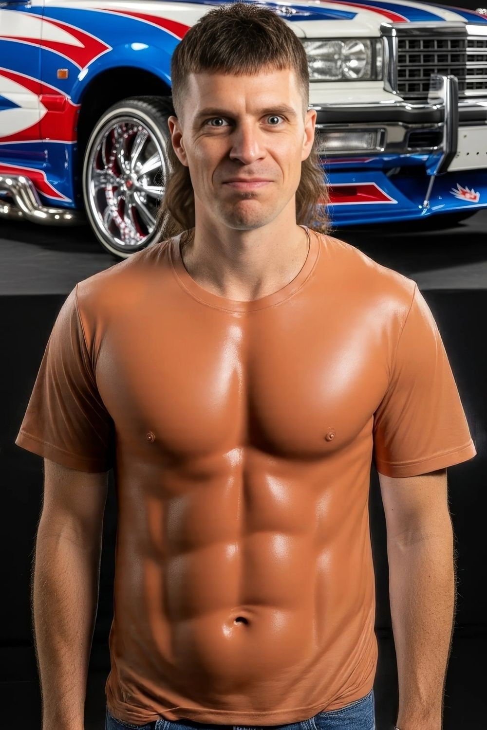 T-Shirt Effet Musclé