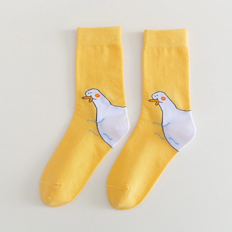 Chaussettes Marrantes Jaunes
