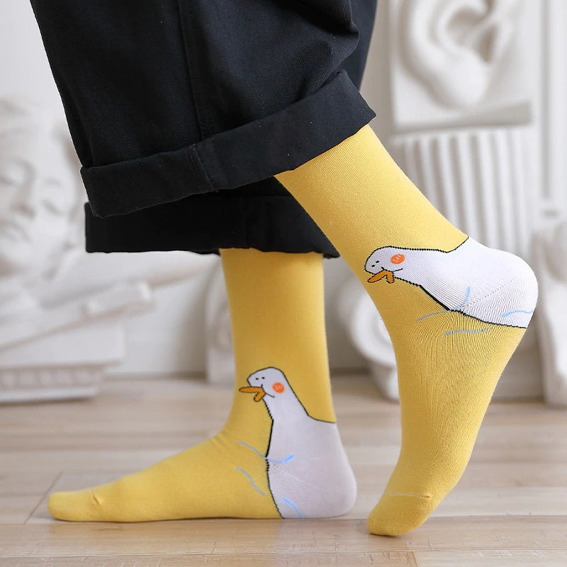 Chaussettes Marrantes Jaunes