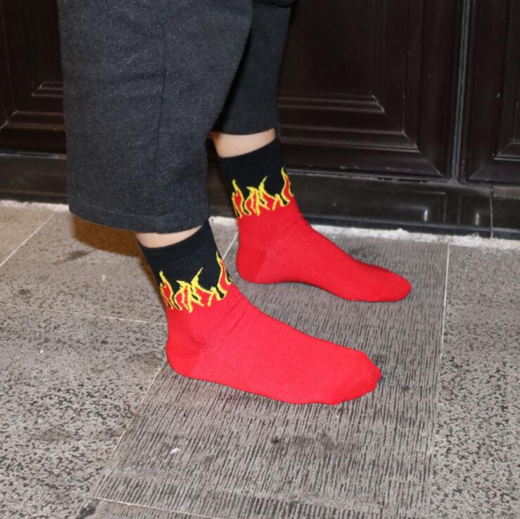 Chaussettes Flammes