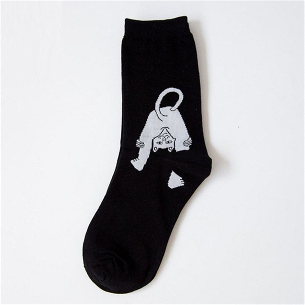 Chaussettes Chat Marrant