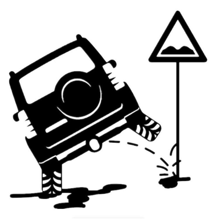Autocollant Voiture Marrant
