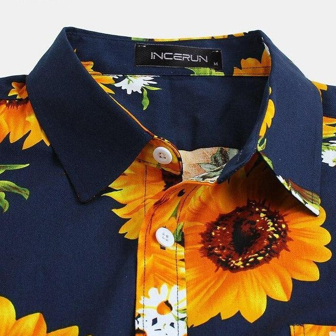 Chemise à Fleur Homme Beauf