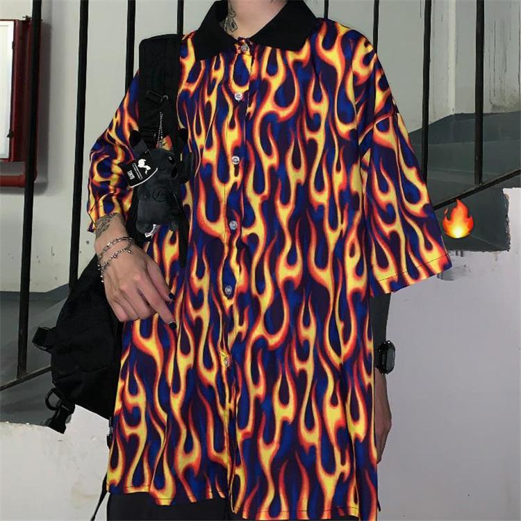Chemise Flamme Femme