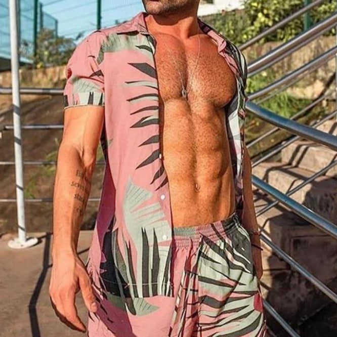 Chemise Motif Palmier