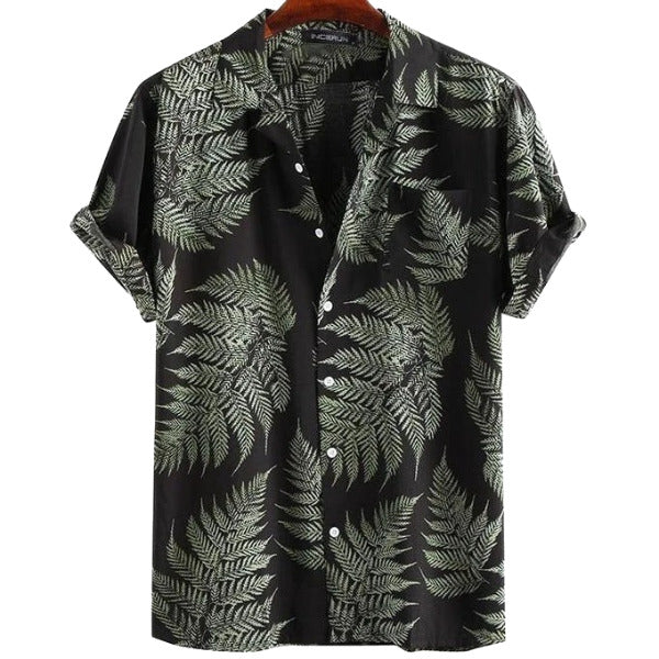 Chemise Homme Motif Palmier