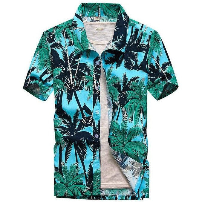 Chemise Motif Palmier