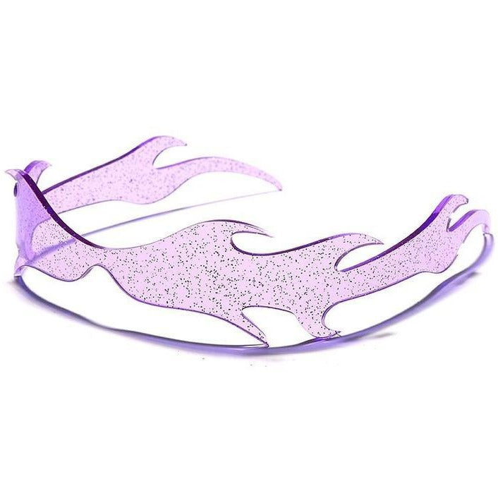 Lunettes Flammes Rose