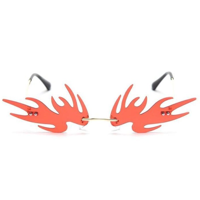 Lunettes Vintage Flammes Femmes
