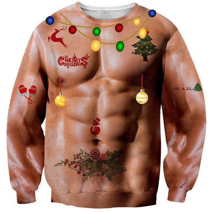 Pull de Noel Homme Rigolo