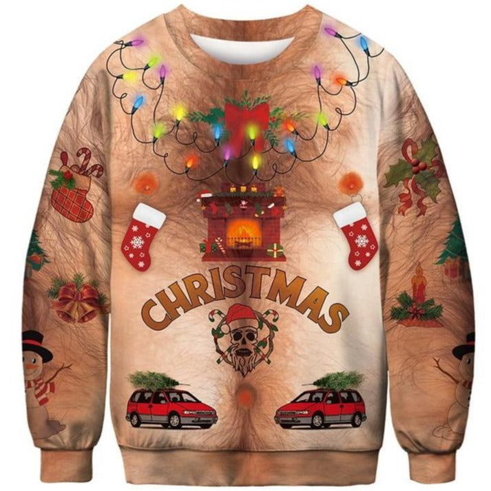 Pull Drôle Homme