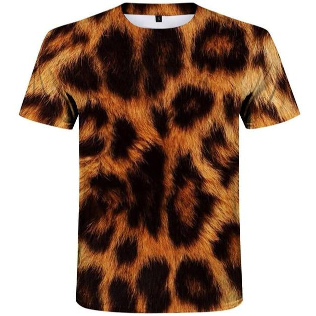 T-Shirt Beauf Léopard