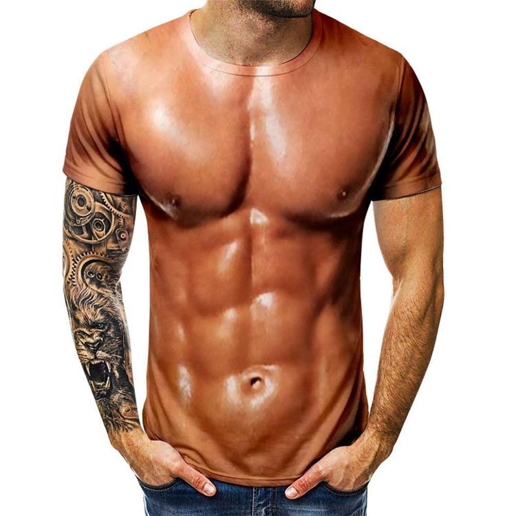 T-Shirt Effet Musclé
