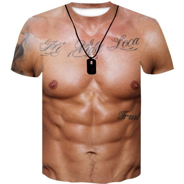 T-Shirt Faux Muscle