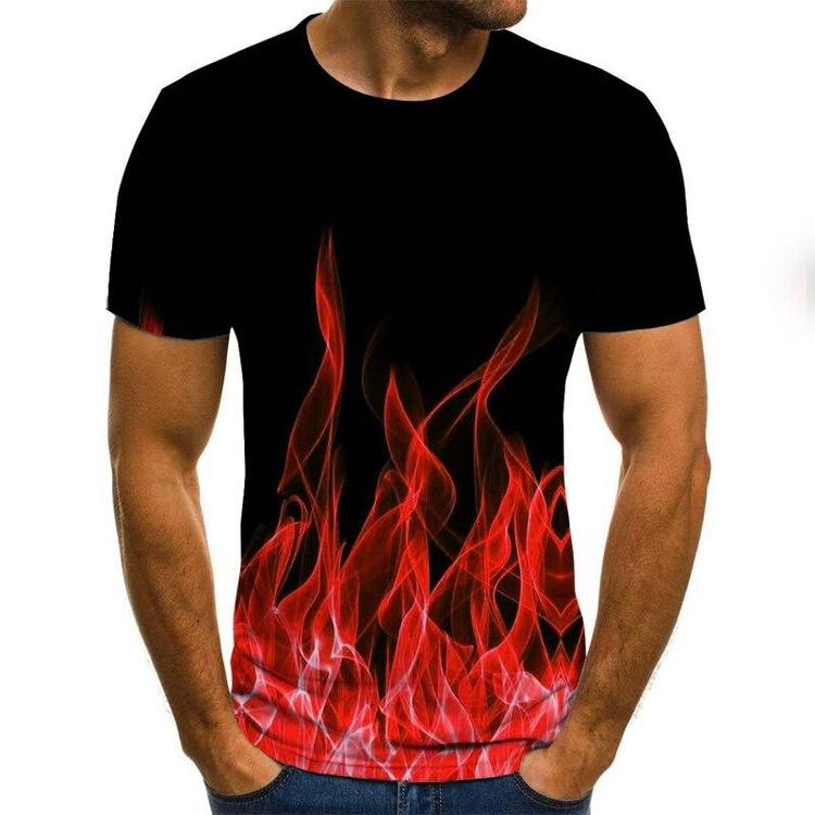 T-Shirt Homme Flamme