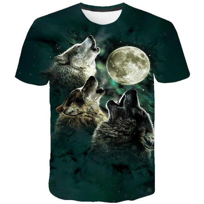T-Shirt Loup Beauf
