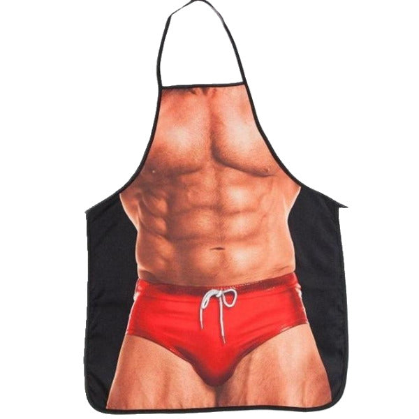 Tablier Humoristique Homme Musclé