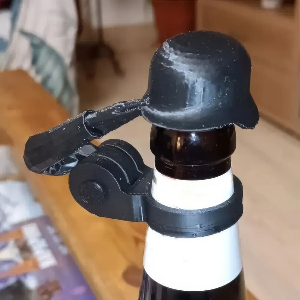 Bouchon Casque Bouteille de Bière