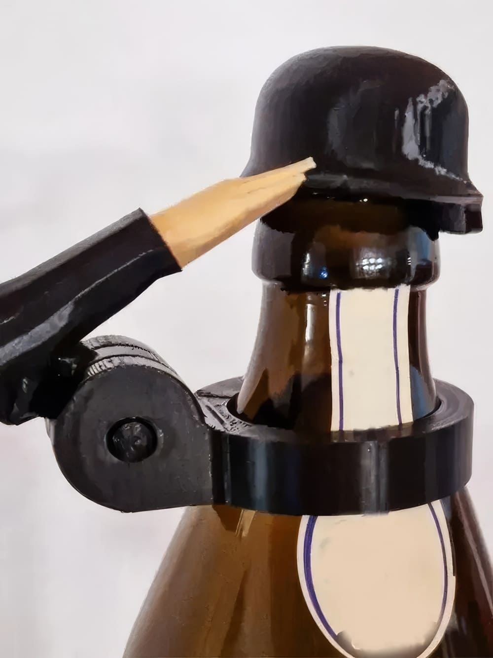 Bouchon Casque Bouteille de Bière