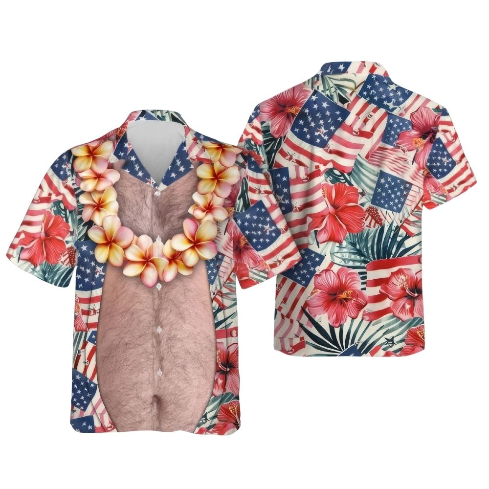 Chemise Beauf Ventre Hawaïen