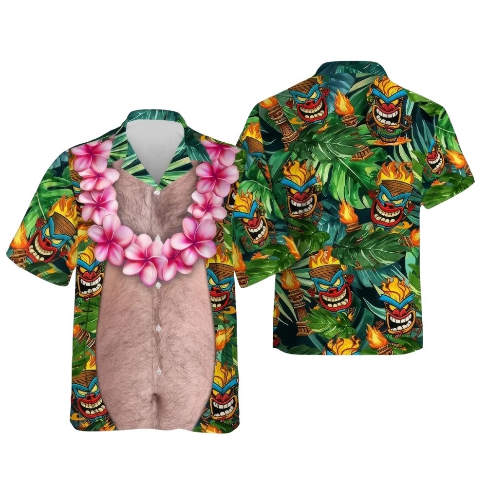 Chemise Beauf Ventre Hawaïen