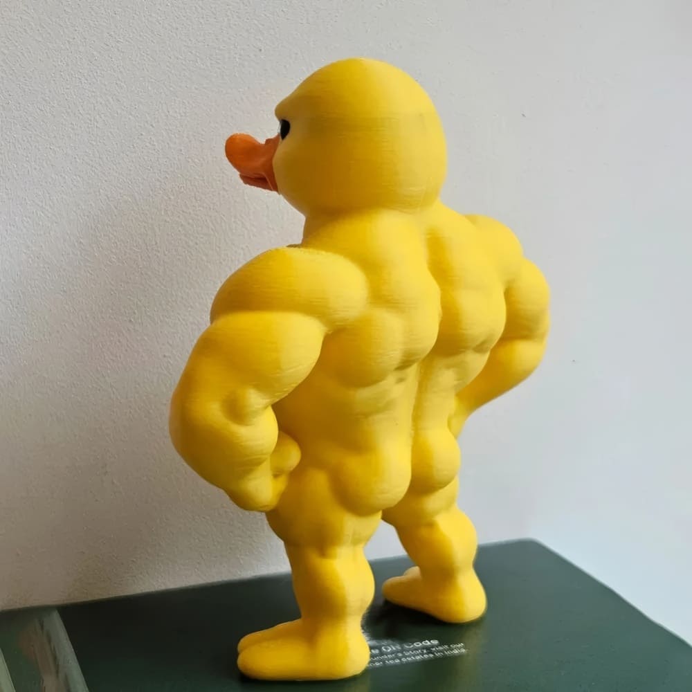 Statuette Canard Musclé