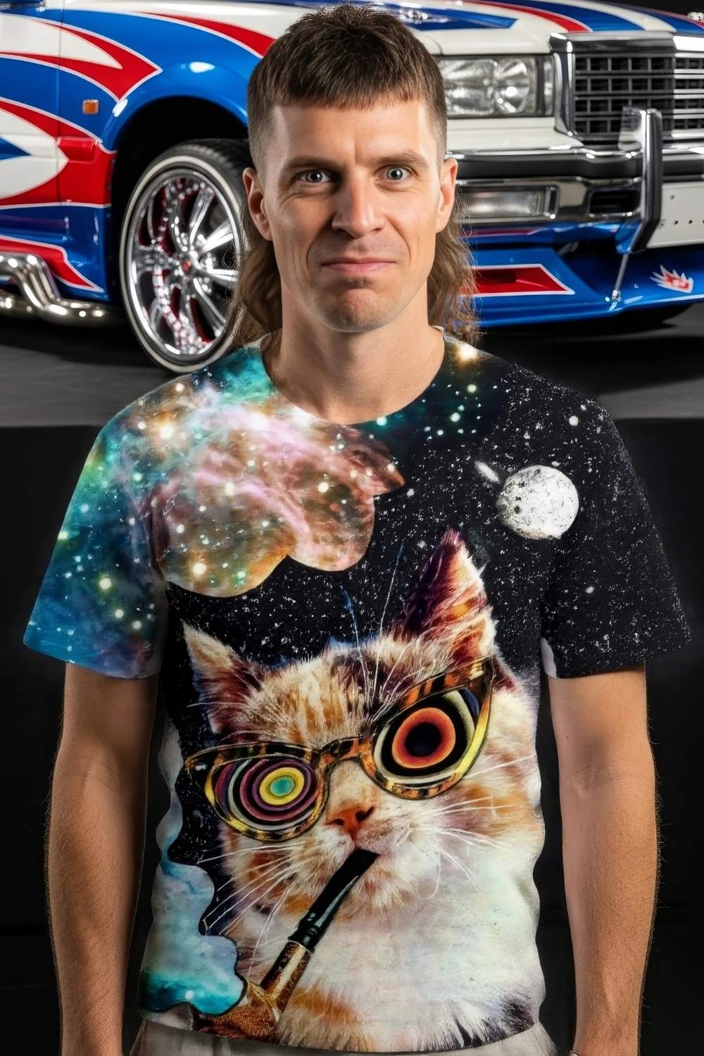T-Shirt Chat Exalté