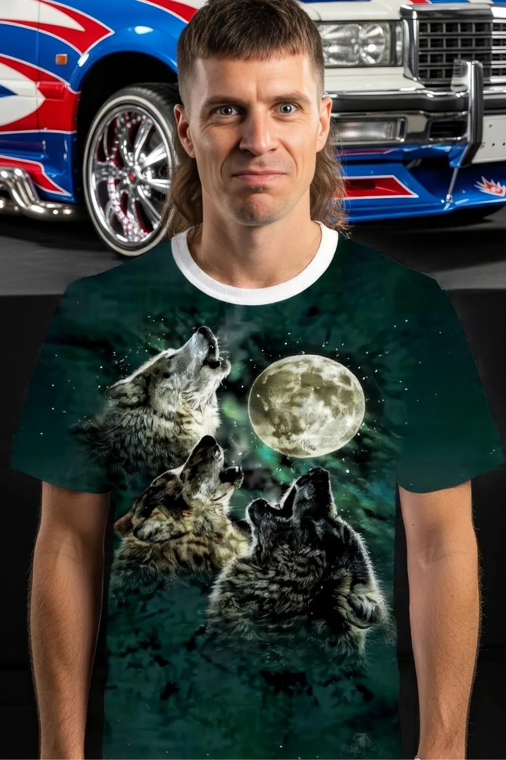 T-Shirt Loups Hurleurs