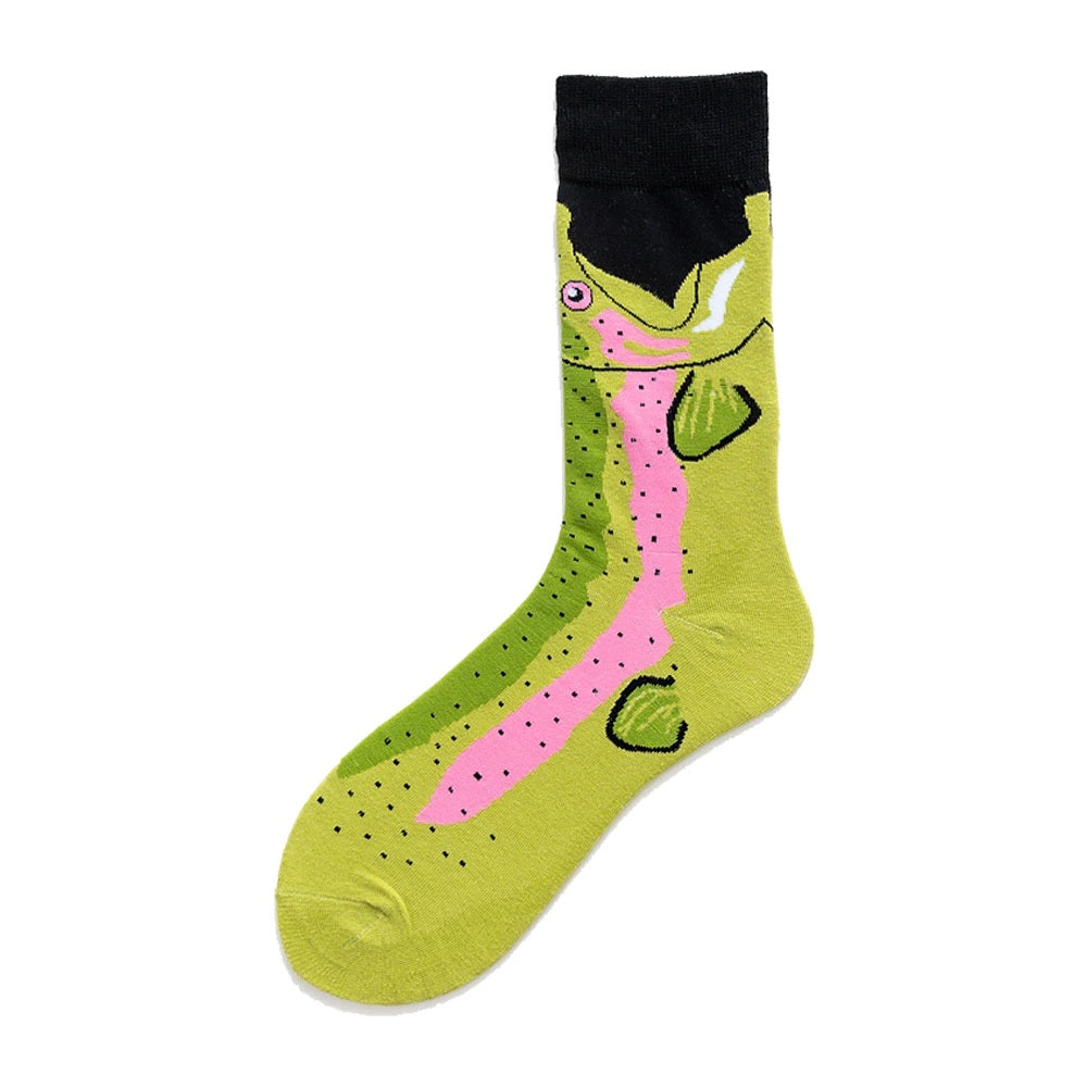 Chaussettes à Motif Drôle
