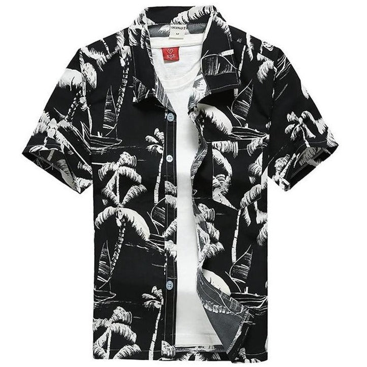 Chemise Imprimé Palmier Homme