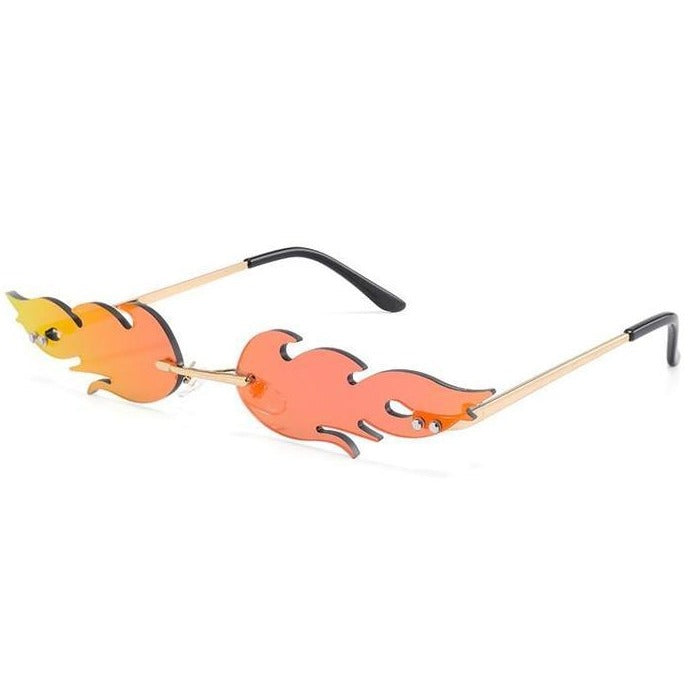 Lunette en Forme De Flamme