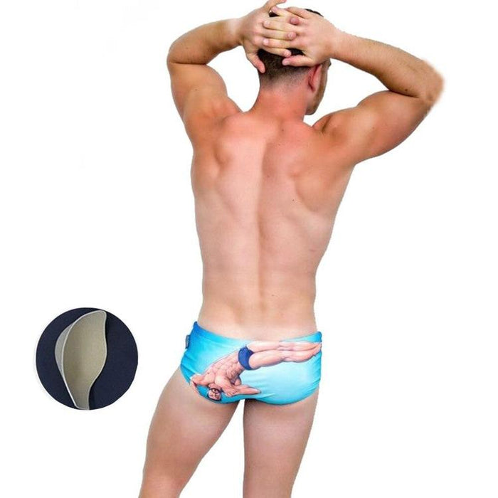 Maillot de Bain Homme Rigolo Beauf Land