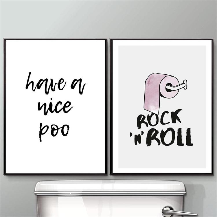 Poster Humour Toilette