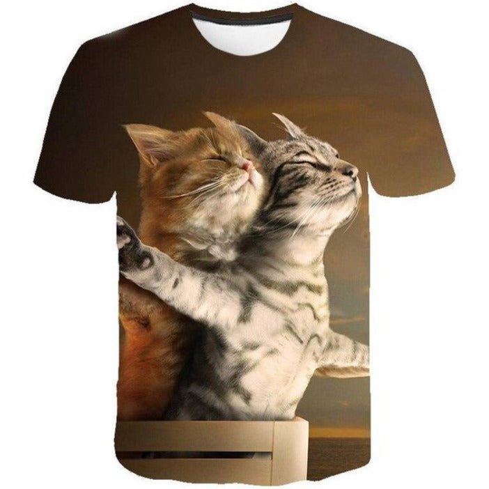 T-Shirt Chat Drôle