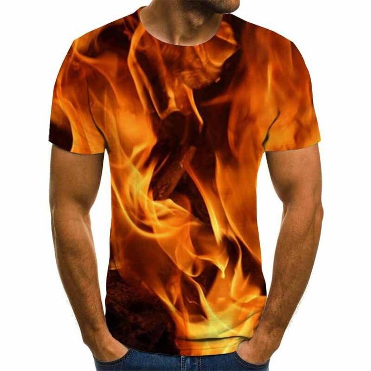 T-Shirt Homme Flamme